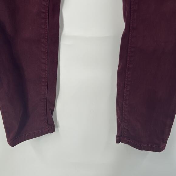 Ann Taylor Women's Wine Color Jeans Size 2 Petite - Picture 6 of 15